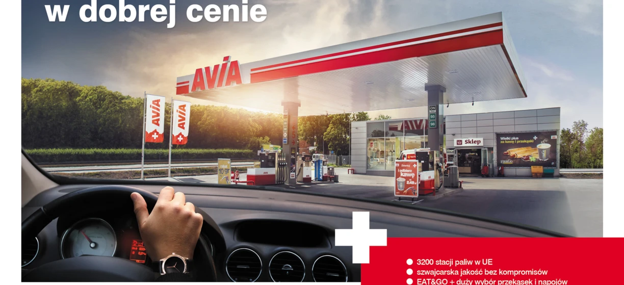 "High-quality fuels at a great price from AVIA. Enjoy coffee and snacks at the store. Swiss quality without compromise at 3200 EU fuel stations."