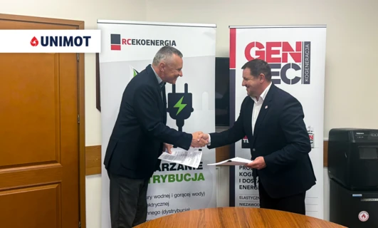 Grupa UNIMOT modernizuje zakład w Czechowicach-Dziedzicach. Podpisano umowę na pierwszy kogenerator gazowy